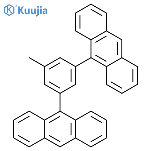 Anthracene, 9,9'-(5-methyl-1,3-phenylene)bis- structure