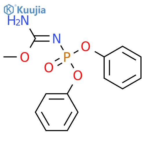 ((Imino(methoxy)methyl)amino)(diphenoxy)phosphine oxide structure