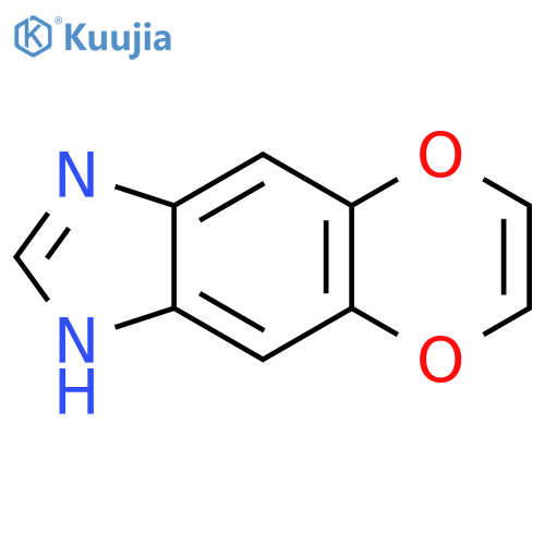 1H-[1,4]Dioxino[2,3-f]benzimidazole(9CI) structure