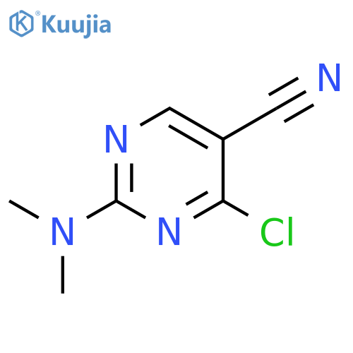 4-Chloro-2-(dimethylamino)pyrimidine-5-carbonitrile structure