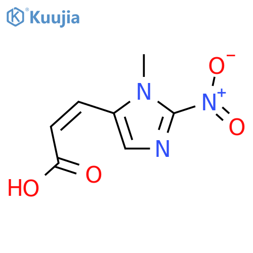2-Propenoic acid,3-(1-methyl-2-nitro-1H-imidazol-5-yl)- structure