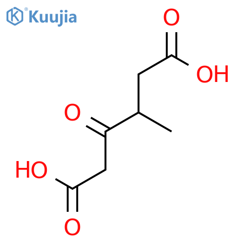Hexanedioic acid, 3-methyl-4-oxo- structure