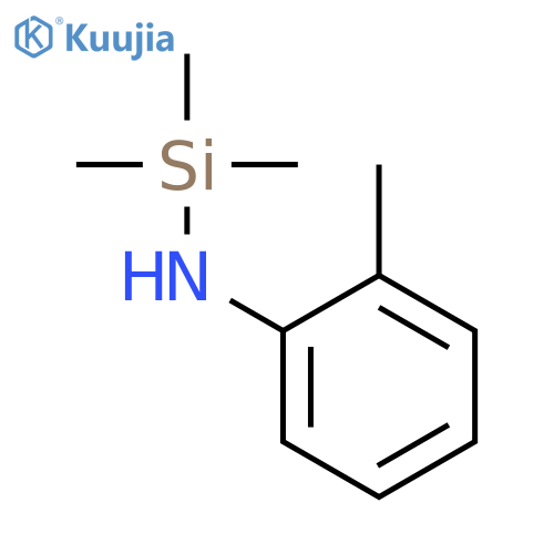 Silanamine, 1,1,1-trimethyl-N-(2-methylphenyl)- structure