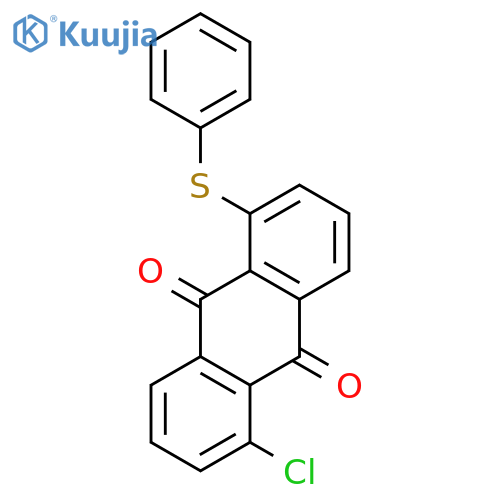 9,10-Anthracenedione, 1-chloro-5-(phenylthio)- structure