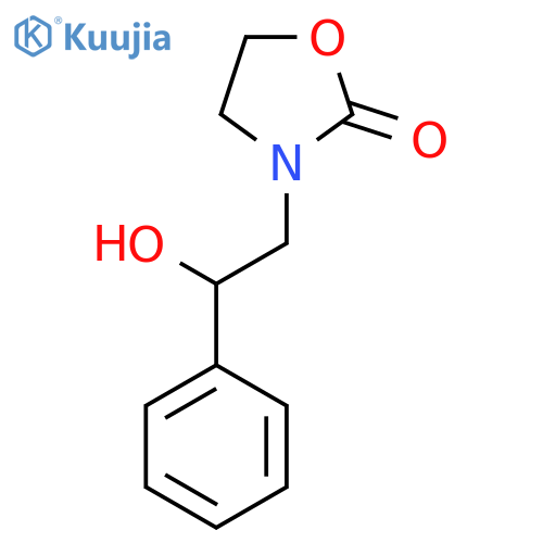 3-(2-Hydroxy-2-phenylethyl)-1,3-oxazolidin-2-one structure