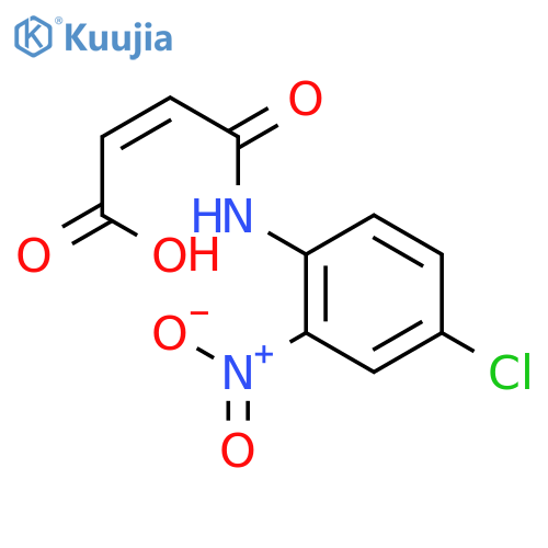 2-Butenoic acid, 4-[(4-chloro-2-nitrophenyl)amino]-4-oxo-, (Z)- structure