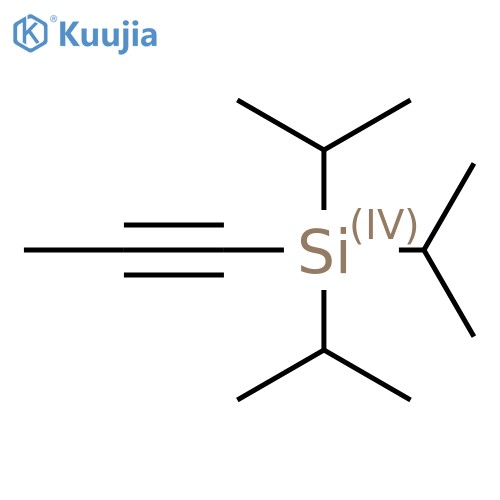 1-(Triisopropylsilyl)-1-propyne structure