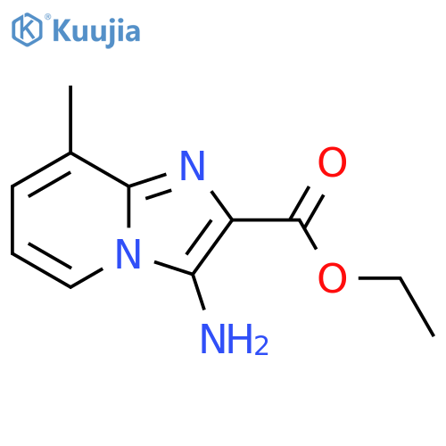 ethyl 3-amino-8-methylimidazo1,2-apyridine-2-carboxylate structure