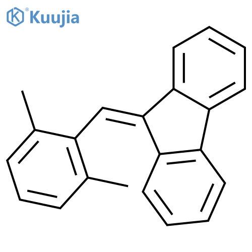 9H-FLUORENE, 9-[(2,6-DIMETHYLPHENYL)METHYLENE]- structure
