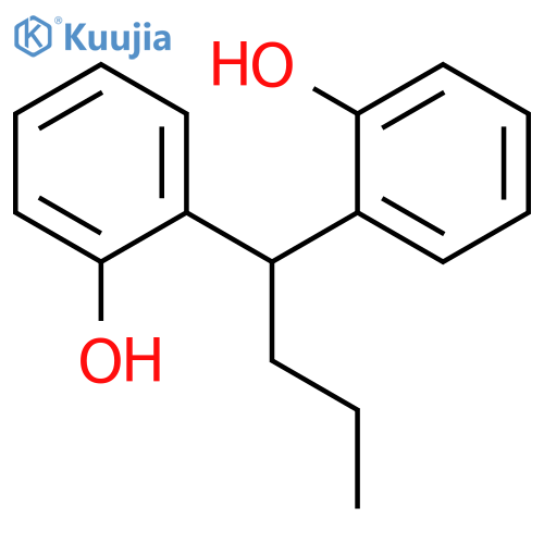 PHENOL, 2,2'-BUTYLIDENEBIS- structure