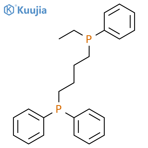 Phosphine, [4-(diphenylphosphino)butyl]ethylphenyl- structure