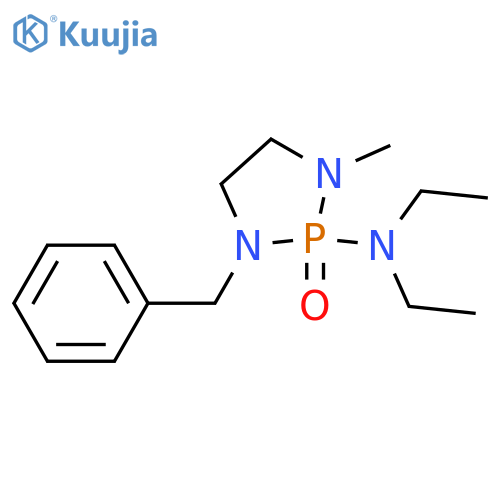 1,3,2-Diazaphospholidin-2-amine, N,N-diethyl-1-methyl-3-(phenylmethyl)-, 2-oxide structure