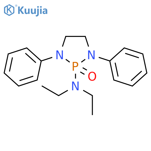 1,3,2-Diazaphospholidin-2-amine, N,N-diethyl-1,3-diphenyl-, 2-oxide structure