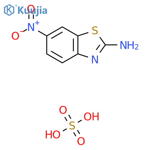 2-Benzothiazolamine, 6-nitro-, sulfate (1:1) structure
