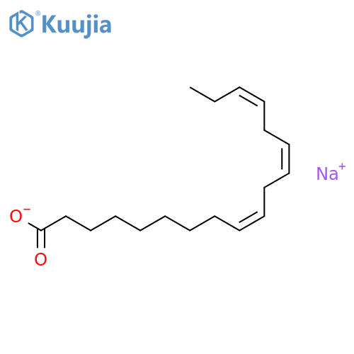 9,12,15-Octadecatrienoic acid, sodium salt, (Z,Z,Z)- structure