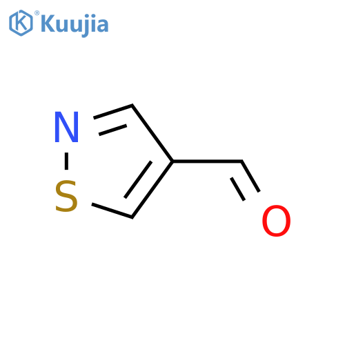 1,2-thiazole-4-carbaldehyde structure
