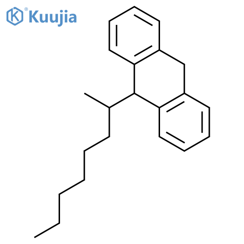 ANTHRACENE, 9,10-DIHYDRO-9-(1-METHYLHEPTYL)- structure