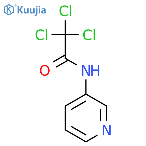 2,2,2-Trichloro-N-(pyridin-3-yl)acetamide structure