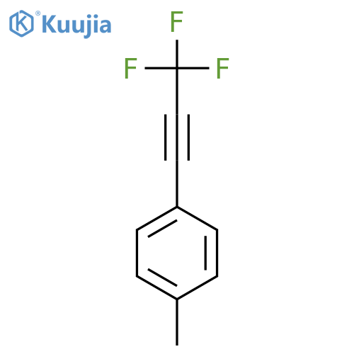 Benzene, 1-methyl-4-(3,3,3-trifluoro-1-propynyl)- structure