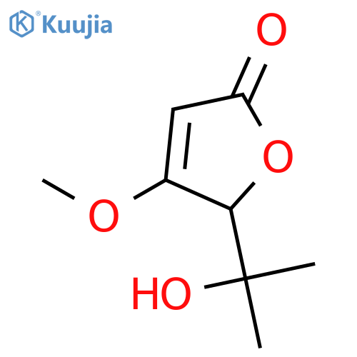2(5H)-Furanone, 5-(1-hydroxy-1-methylethyl)-4-methoxy- structure