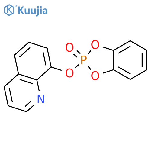 QUINOLINE, 8-[(2-OXIDO-1,3,2-BENZODIOXAPHOSPHOL-2-YL)OXY]- structure