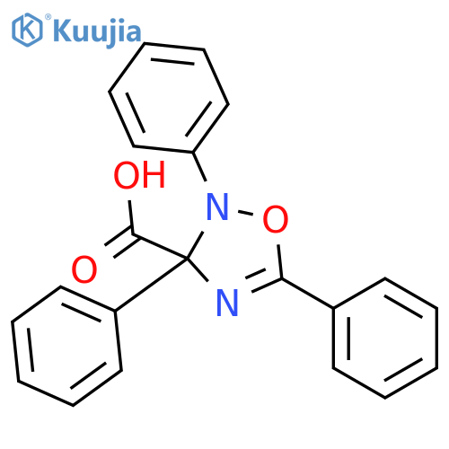 1,2,4-OXADIAZOLE-3-CARBOXYLIC ACID, 2,3-DIHYDRO-2,3,5-TRIPHENYL- structure