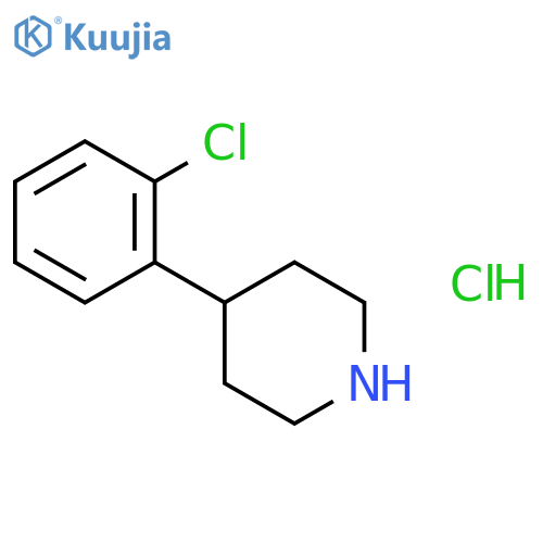 4-(2-Chlorophenyl)piperidine hydrochloride structure
