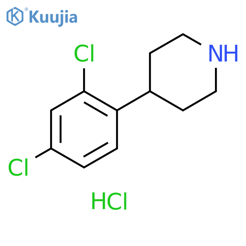 4-(2,4-dichlorophenyl)piperidine hydrochloride structure
