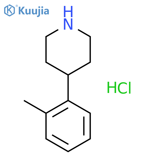 4-(2-Methylphenyl)piperidine hydrochloride structure