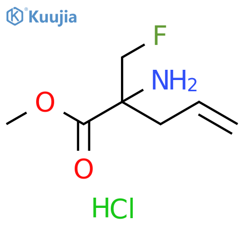 4-Pentenoic acid, 2-amino-2-(fluoromethyl)-, methyl ester,hydrochloride structure