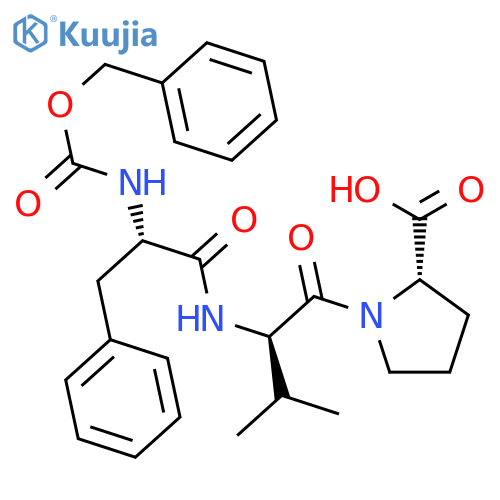 L-PROLINE, 1-[N-[N-[(PHENYLMETHOXY)CARBONYL]-L-PHENYLALANYL]-D-VALYL]- structure