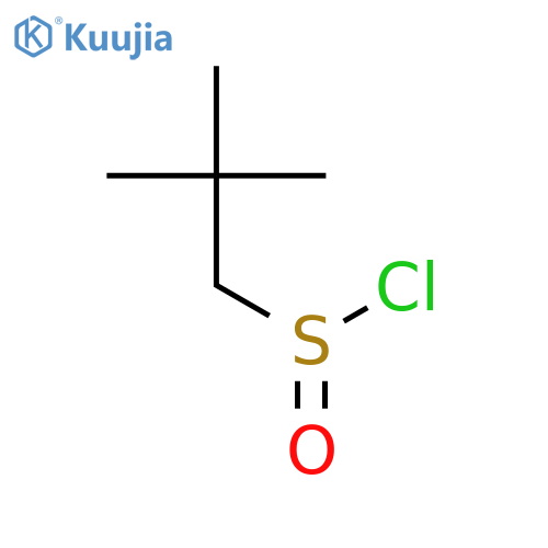 1-Propanesulfinyl chloride, 2,2-dimethyl- structure