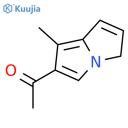1-(7-methyl-3H-pyrrolizin-6-yl)-Ethanone structure
