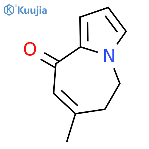 5,6-dihydro-7-methyl-9H-Pyrrolo[1,2-a]azepin-9-one structure
