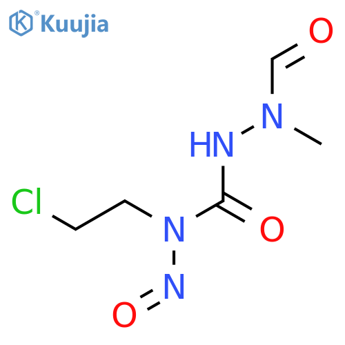 Acetic acid, 2-[[(2-chloroethyl)nitrosoamino]carbonyl]hydrazide structure