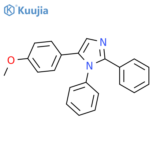 1H-Imidazole, 5-(4-methoxyphenyl)-1,2-diphenyl- structure