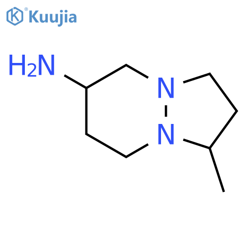 1H-Pyrazolo[1,2-a]pyridazin-6-amine,  hexahydro-1-methyl- structure