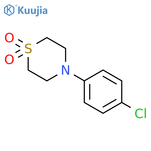 4-(4-Chlorophenyl)thiomorpholine 1,1-Dioxide structure