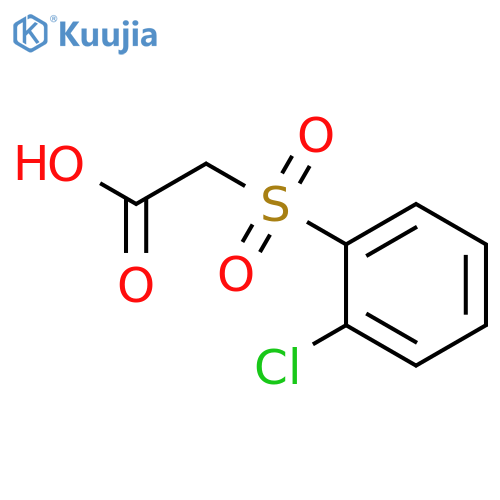 2-(2-chlorobenzenesulfonyl)acetic acid structure