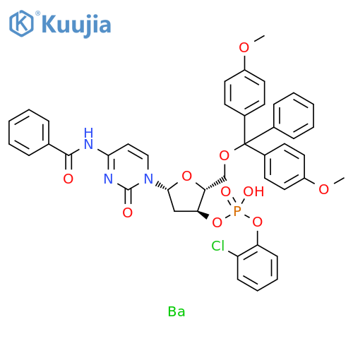 BZ-DMT-DEOXYCYTIDINE 2-CLPH DIESTER BARIUM) structure