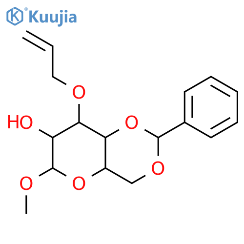 Methyl 3-O-Allyl-4,6-O-benzylidene-alpha-D-mannopyranoside structure
