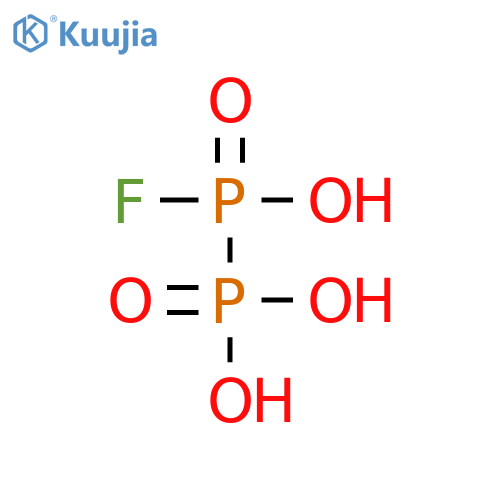 1-Fluoro-1,2,2-trihydroxy-1lambda~5~,2lambda~5~-diphosphane-1,2-dione structure