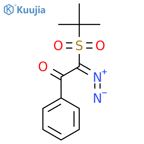 ETHANONE, 2-DIAZO-2-[(1,1-DIMETHYLETHYL)SULFONYL]-1-PHENYL- structure