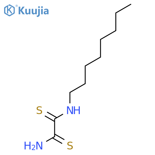 Ethanedithioamide, octyl- structure
