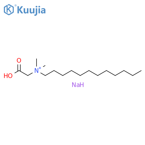 1-Dodecanaminium, N-(carboxymethyl)-N,N-dimethyl-, sodium salt structure