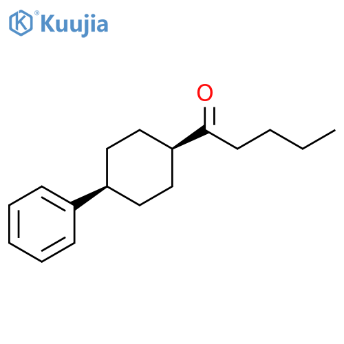 1-Pentanone, 1-(4-phenylcyclohexyl)-, cis- structure
