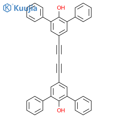 [1,1':3',1''-Terphenyl]-2'-ol, 5',5''''-(1,3-butadiyne-1,4-diyl)bis- structure