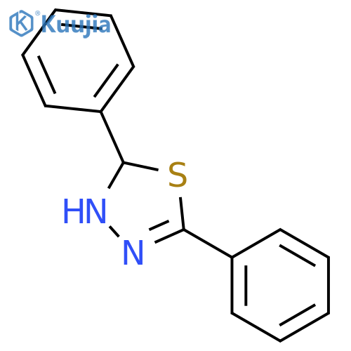 1,3,4-THIADIAZOLE, 2,3-DIHYDRO-2,5-DIPHENYL- structure