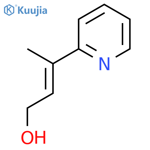 3-(2-pyridinyl)-2-Buten-1-ol structure