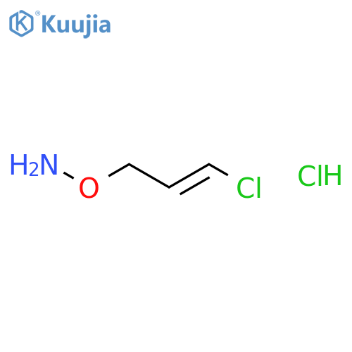 O-(3-chloroprop-2-en-1-yl)hydroxylamine hydrochloride structure
